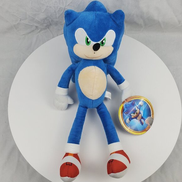 2022 LARGE 15” Sonic The Hedgehog Movie 2 Plush Toy Factory NWT
